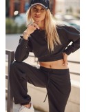 Women\'s black tracksuit set FI535 - Online store - Boutique